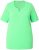 Ulla Popken Essential Notch Neck Stretch Tee Mint Green - Marškinėliai - 