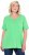 Ulla Popken Essential Notch Neck Stretch Tee Mint Green - Marškinėliai - 
