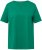 Ulla Popken Essential Notch Neck Stretch Tee Emerald Green - Marškinėliai - 