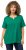 Ulla Popken Essential Notch Neck Stretch Tee Emerald Green - Marškinėliai - 