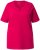 Ulla Popken Essential Notch Neck Stretch Tee Dark Raspberry - Marškinėliai - 