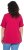Ulla Popken Essential Notch Neck Stretch Tee Dark Raspberry - Marškinėliai - 
