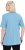 Ulla Popken Essential Notch Neck Stretch Tee Light Teal - Marškinėliai - 