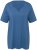 Ulla Popken Essential Notch Neck Stretch Tee Denim Blue - Marškinėliai - 