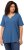 Ulla Popken Essential Notch Neck Stretch Tee Denim Blue - Marškinėliai - 