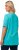 Ulla Popken Essential Notch Neck Stretch Tee Deep Aqua - Marškinėliai - 