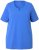 Ulla Popken Essential Notch Neck Stretch Tee Peacock Blue - Marškinėliai - 