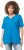 Ulla Popken Essential Notch Neck Stretch Tee Sapphire Blue - Marškinėliai - 