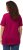 Ulla Popken Essential Notch Neck Stretch Tee Magnolia Red - Marškinėliai - 