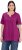 Ulla Popken Essential Notch Neck Stretch Tee Berry - Marškinėliai - 