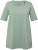 Ulla Popken Essential Square Neck Stretch Tee Light Moss Green - Marškinėliai - 
