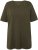 Ulla Popken Essential Square Neck Stretch Tee Forest Green - Marškinėliai - 