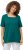 Ulla Popken Essential Square Neck Stretch Tee Emerald - Marškinėliai - 