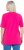 Ulla Popken Essential Square Neck Stretch Tee Magenta Pink - Marškinėliai - 