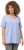 Ulla Popken Essential Square Neck Stretch Tee Sky Blue - Marškinėliai - 