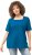 Ulla Popken Essential Square Neck Stretch Tee Medium Blue - Marškinėliai - 