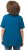 Ulla Popken Essential Square Neck Stretch Tee Medium Blue - Marškinėliai - 