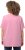 Ulla Popken Essential Square Neck Stretch Tee Light Pink - Marškinėliai - 