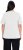 Ulla Popken Double Layer Rounded V-Neck Slim Fit Tee Snow White - Marškinėliai - 