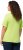 Ulla Popken Double Layer Rounded V-Neck Slim Fit Tee Lime Green - Marškinėliai - 