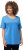 Ulla Popken Double Layer Rounded V-Neck Slim Fit Tee Sky Blue - Marškinėliai - 