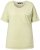 Ulla Popken Cold Dye Ruffle Edge Pocket Tee Pistachio - Marškinėliai - 