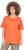 Ulla Popken Cold Dye Ruffle Edge Pocket Tee Coral Pink - Marškinėliai - 