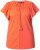 Ulla Popken Wing Sleeve V-Neck Tee Coral Pink - Marškinėliai - 