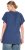 Ulla Popken Wing Sleeve V-Neck Tee Navy - Marškinėliai - 