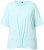Ulla Popken Antibacterial Short Sleeve Draped Tee Light Turquiose - Marškinėliai - 
