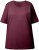 Ulla Popken Basic Round Neck Short Sleeve Relaxed Fit T-Shirt Dark Red - Marškinėliai - 