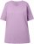 Ulla Popken Basic Round Neck Short Sleeve Relaxed Fit T-Shirt Lavender Pink - Marškinėliai - 