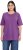 Ulla Popken Basic Round Neck Short Sleeve Relaxed Fit T-Shirt Purple - Marškinėliai - 