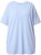 Ulla Popken Basic Round Neck Short Sleeve T-Shirt Light Blue - Marškinėliai - 