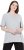 Ulla Popken Eco Cotton Basic T-Shirt 2-Pack Grey/Pink - Marškinėliai - 