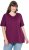Ulla Popken Eco Cotton Basic T-Shirt 2-Pack Black/Red - Marškinėliai - 