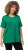 Ulla Popken Essential Round Neck Stretch Tee Emerald Green - Marškinėliai - 