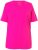 Ulla Popken Essential Round Neck Stretch Tee Magenta Pink - Marškinėliai - 