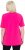 Ulla Popken Essential Round Neck Stretch Tee Magenta Pink - Marškinėliai - 
