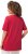 Ulla Popken Essential Round Neck Stretch Tee Dark Pink - Marškinėliai - 