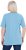 Ulla Popken Essential Round Neck Stretch Tee Light Teal - Marškinėliai - 