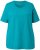Ulla Popken Essential Round Neck Stretch Tee Teal - Marškinėliai - 