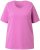 Ulla Popken Essential Round Neck Stretch Tee Cool Pink - Marškinėliai - 