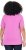 Ulla Popken Essential Round Neck Stretch Tee Cool Pink - Marškinėliai - 