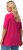Ulla Popken Essential Round Neck Stretch Tee Fuchsia Pink - Marškinėliai - 