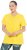 Ulla Popken Functional Antibacterial Finish V-Neck Short Sleeve Knit Top Sun Yellow - Marškinėliai - 