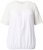 Ulla Popken Lace Yoke Short Sleeve T-Shirt Snow White - Marškinėliai - 