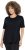 Ulla Popken Scoop Neck Short Sleeve Tee Black - Marškinėliai - 