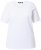 Ulla Popken Scoop Neck Short Sleeve Tee White - Marškinėliai - 