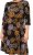 Scandinavian Caramel Flower Petals Dress Lavender and Orange - DRABUŽIAI MOTERIMS 40-66 - 